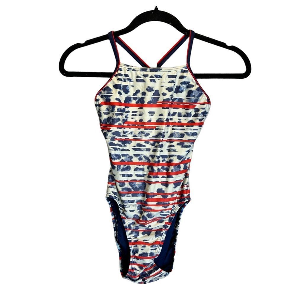 🍁 3 for $18 🏷️sale! Speedo Girls Size 26 (Large- 12) One Piece Swimsuit